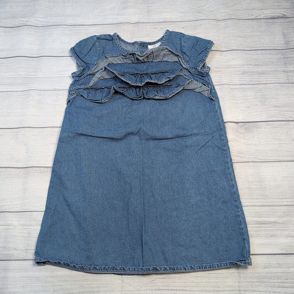 10 Hanna Andersson Ruffled Chambray Dress